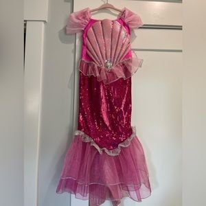 Girls mermaid dress up costume- size 4